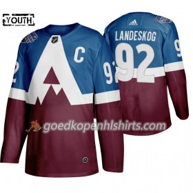 Colorado Avalanche Gabriel Landeskog 92 Adidas 2020 Stadium Series Authentic Shirt - Kinderen